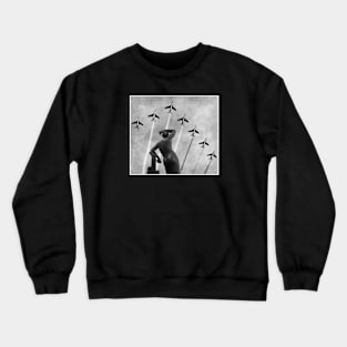 Female Figure Sculpture Crewneck Sweatshirt